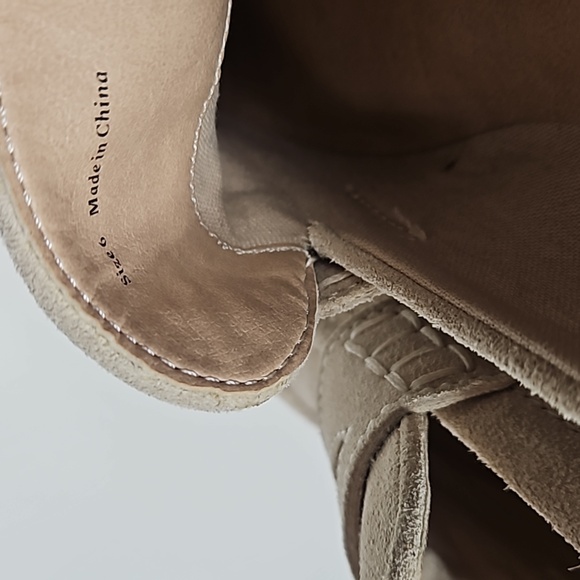 Dolce Vida Elias Flats in Dune Suede Size 6 Excellent Condition Fall Loafers - Picture 6 of 10